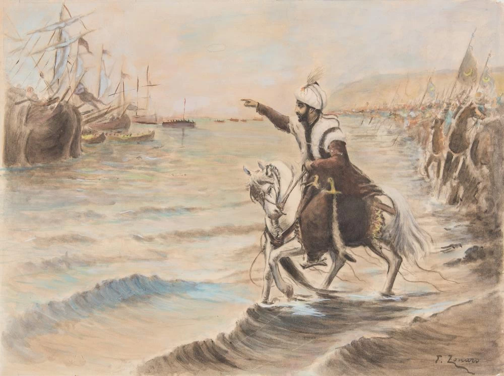 Scena di battaglia